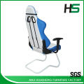 Weiß und Blau Cool Tone Style Racing Stuhl Mit Durable Armlehnen